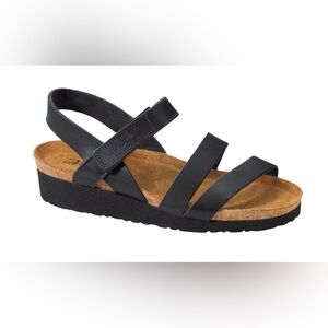 NAOT KAYLA black leather Sandals